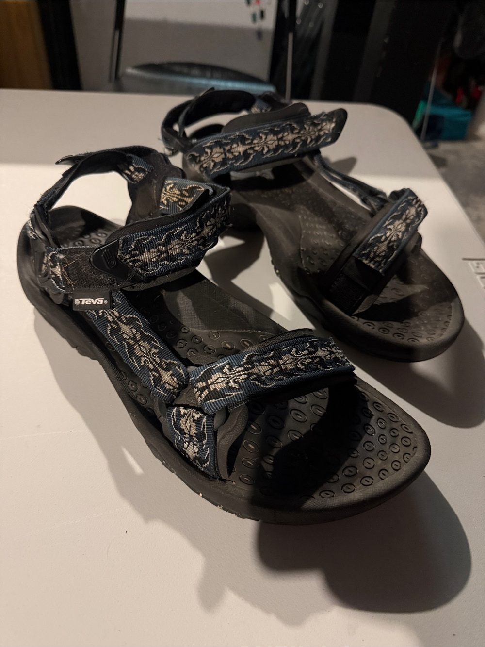Men’s Teva Black Sandals with Shoc Pro soles